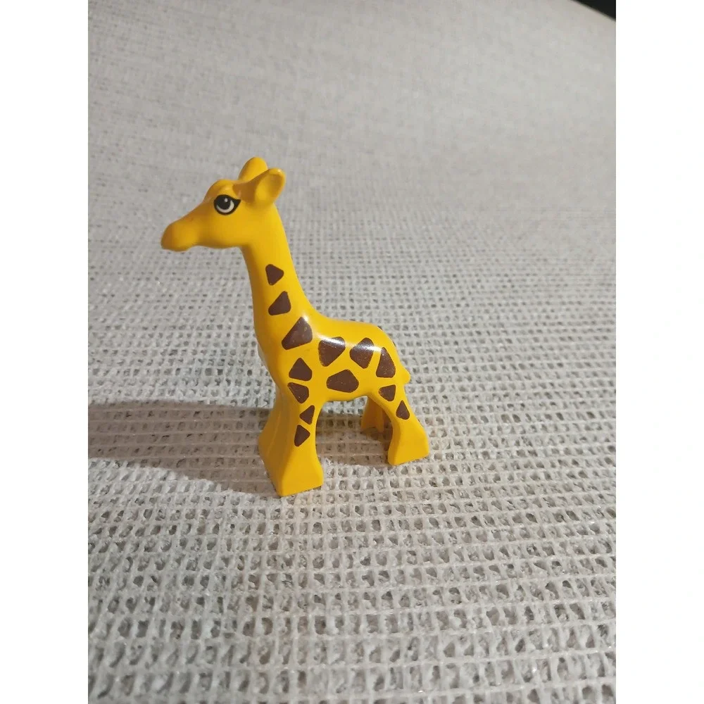 LEGO Duplo Giraffe‎ Animal Figure Yellow with Brown Spots Zoo Safari 4066pb01